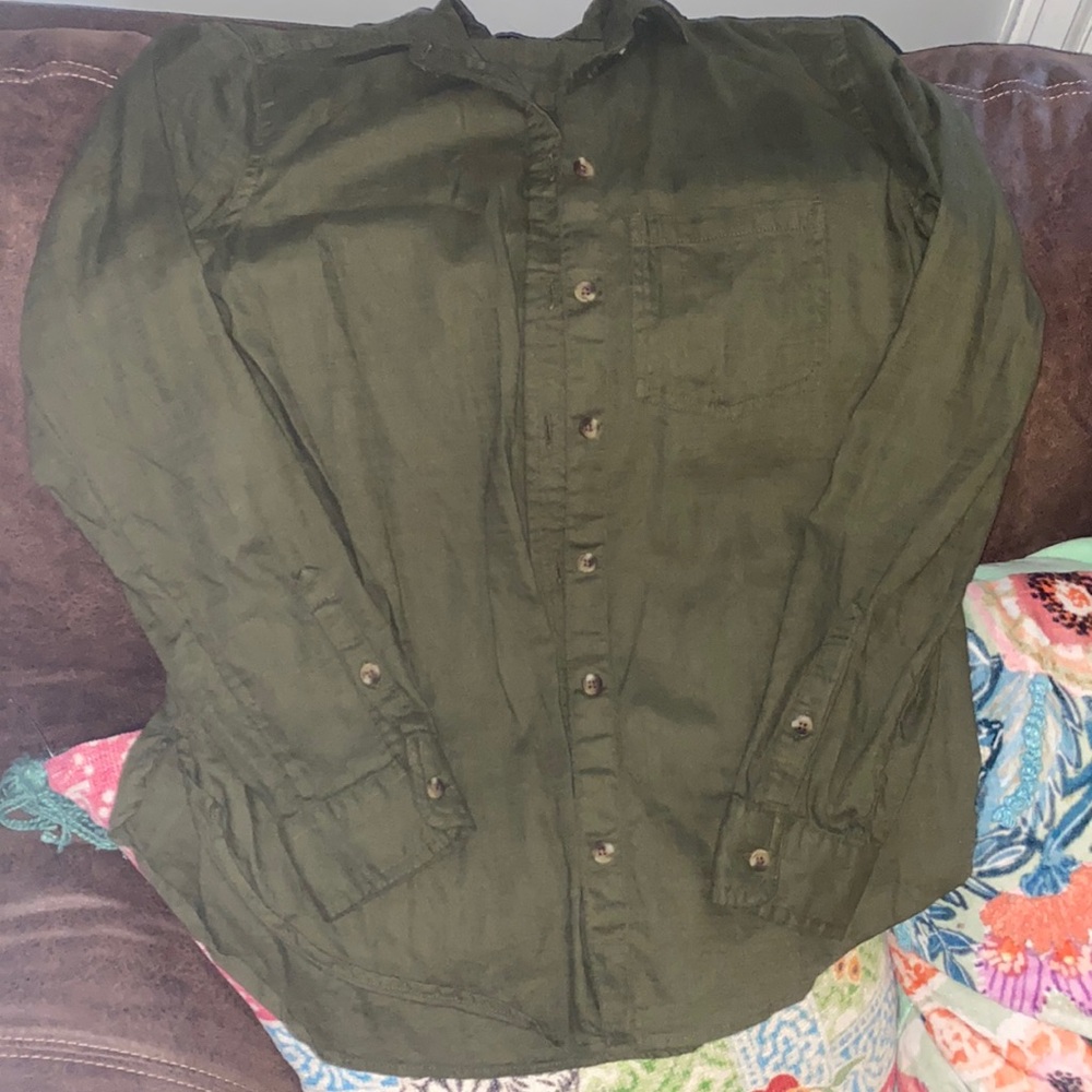 Green Sonoma button shirt